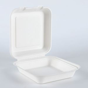 8" heavy duty compostable microwave and refrigerator safe takeaway biodegradable