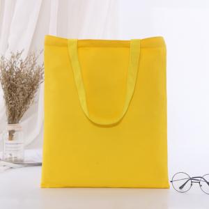 Wholesale Eco Cotton Tote Canvas Bag Blank Zipper Oxford White Shopping Bag Drawstring Drawstring Pocket from china suppliers