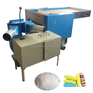 PP Cotton Pearl Polyester Fiber Wool Opener Carding Opening Machine Foam Pillow