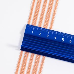 Checkered fish silk knitted black and white mesh elastic band crochet nylon