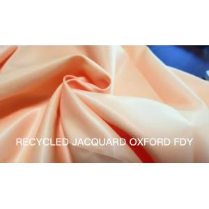 Wholesale Fabrics for clothing cases and bags Recycled polyester Filament jacquard Oxford Environmental protection from china suppliers