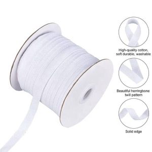 Handmade Diy Woven Polypropylene Webbing 100% Cotton Herringbone Tape Webbing