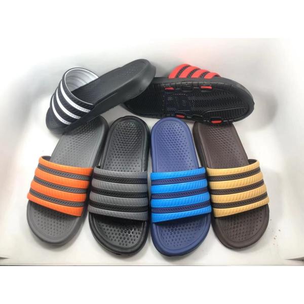 Quality Slides for Men - One-Piece Cozy Mens Slide Slipper - Non-Slip House Slippers for Indoor and Outdoor Use - Waterproof, Quick-Drying Sandals for Pool, Shower - St for sale