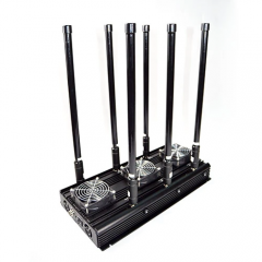 Desktop six-channel high-power 800 MHz -2700 MHz mobile phone wireless jammer,