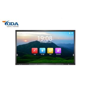 Bezel 350cd/m2 TFT LCD Interactive Touch Screen