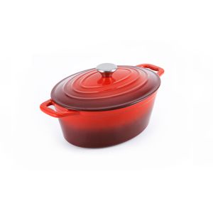 Wholesale 4.2 Quart/8.2 Quart Roaster Oval Enameled Cast Iron Casserole from china suppliers