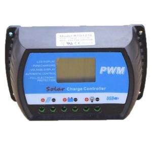 10A Solar Charge Controllers LCD PWM with DC 0.8A 5V USB RTD-10A 12V 24V Auto