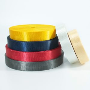 Wholesale colorful herringbone 100% polyester polypropylene webbing for