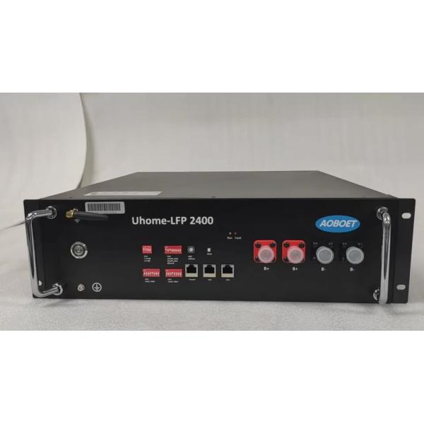 Quality rechargeable 51.2V 102.4V Lithium solar Battery 2500WH 5000WH For Hybrid Solar System Use with 6000cycles and 10years warranty for sale