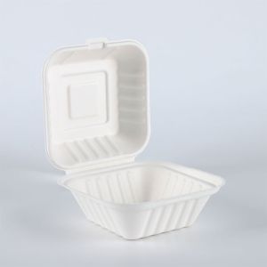 Sugarcane Square Burger Clam Meal Box