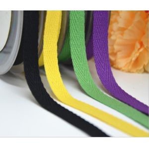196 Pantone Colors Lambdoid Rope 100% Cotton Ribbon Roll Packing Twill Tape Diy