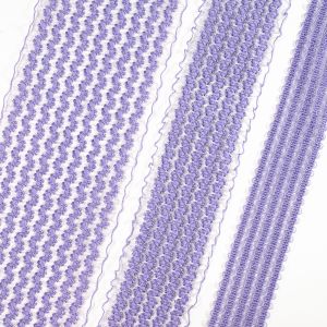 Transparent fish silk elastic mesh elastic S-shaped mesh rubber band for clothes swimwear