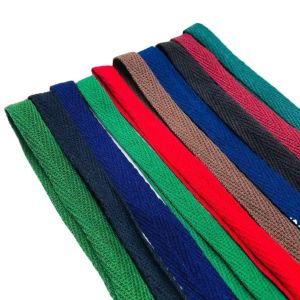 Sustainable Recycled Woven Polypropylene Webbing Cotton Twill Tape Ribbon
