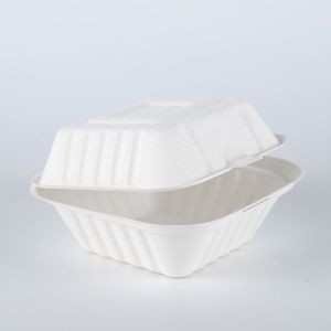 Sugarcane Square Burger Clam Meal Box