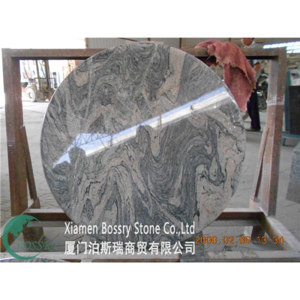 Quality China pink juparana fantastico granite counter prefeb flat edges for sale