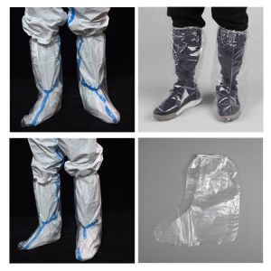 Thickened Slip Resistant Disposable Shoe Covers PE PP CPE Disposable Knee High