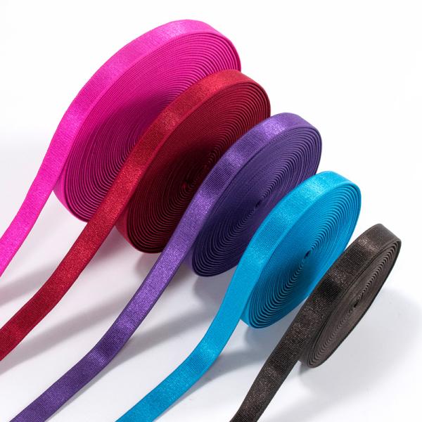 Quality 10mm Anti-slip shoulder straps picot edge elastic soft stain bra elastic band custom elastic for bra shoulder strap for sale