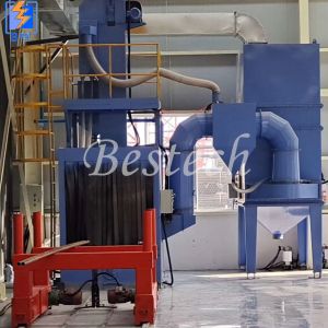 Steel plate profile pipe steel angle shot blasting Machine