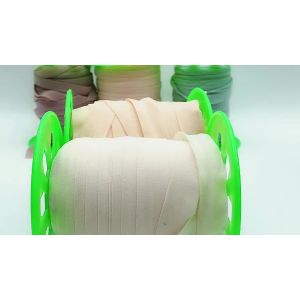 Wholesale Fold Over Elastic Tape Fold Elastic Nylon Twill Tape Bias Binding Tape Elastic Trimming For Underwear from china suppliers