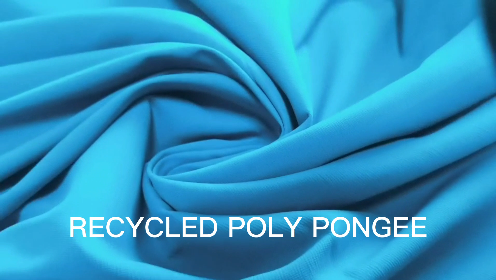 Wrinkle proof and moisture absorption uniform RECYCLED POLY PONGEE FABRIC