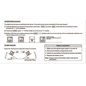 Digital Inclinometer Level Box Protractor Angle Finder Gauge Meter Bevel Box