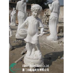Buy cheap Large Stone Garden Statues Stone children Statue from wholesalers