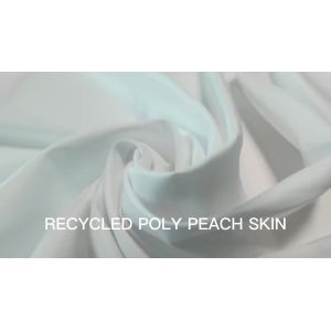 Factory Direct Sale Ocean Recycled Poly Peach Skin Recycle Fabric