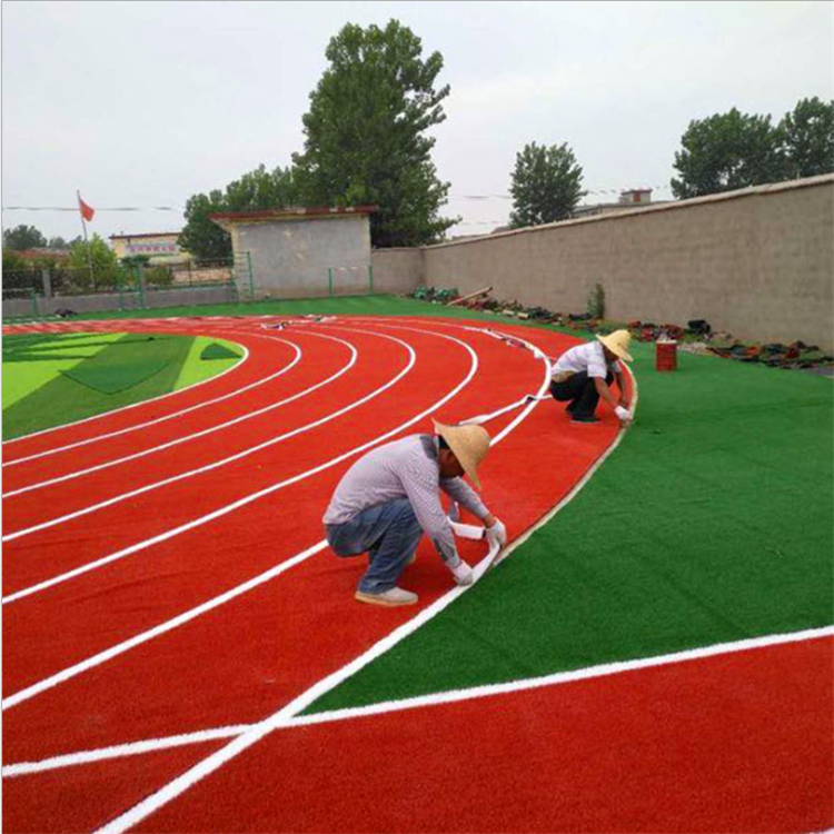 Prefabricated School Runway 400 Meter Track Custom Thickness