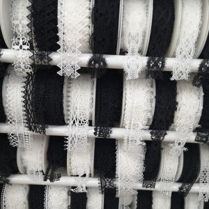 Embroidered Polyester Lace Fabric For Dress