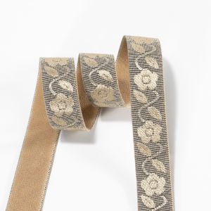Underwear elastic jacquard band custom tape private label band fancy printed non
