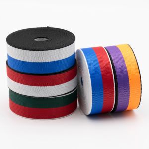 Custom sublimation printed flat polyester pp webbing for dog printed webbing