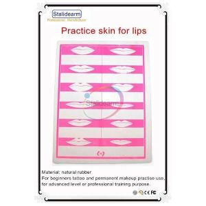 China L20cm*W15cm Lips Practice Skin 0.1cm Thickness Two Sided With Bilayer on sale