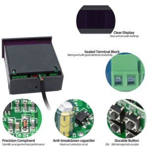 Digital Temperature Humidity Controller Thermometer Hygrometer SHT2000 AC110V