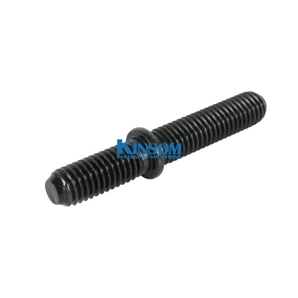 Quality Double head bolt/stud bolt with machine tapping thread/Custom bolt auto part/Black bolt for sale