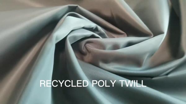 Pill-proof and wear-resistant sportswear/tablecloth 100% recycled polyester