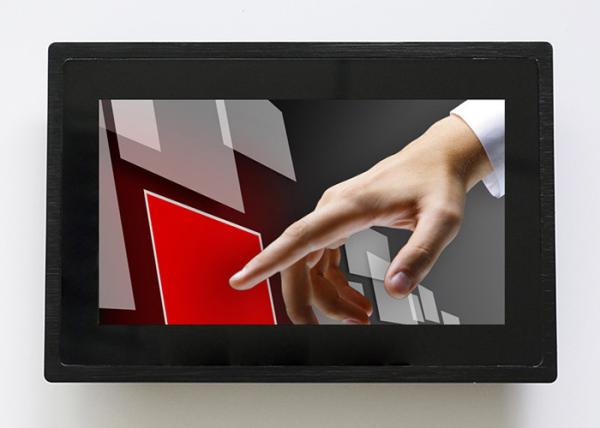 Quality Front IP65 Waterproof  Sunlight Readable Display 7" LCD Monitor RS232 USB Touch Interface for sale