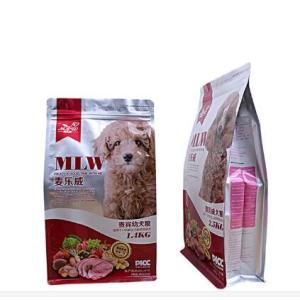 High Quality Custom Printed Laminated Flat Bottom Dog Pet Food Packaging Bag