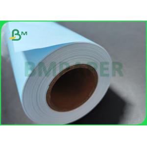 Signle Sided Blue Color Cad Paper For Wide Format Inkjet Printer 20" x 50 yards