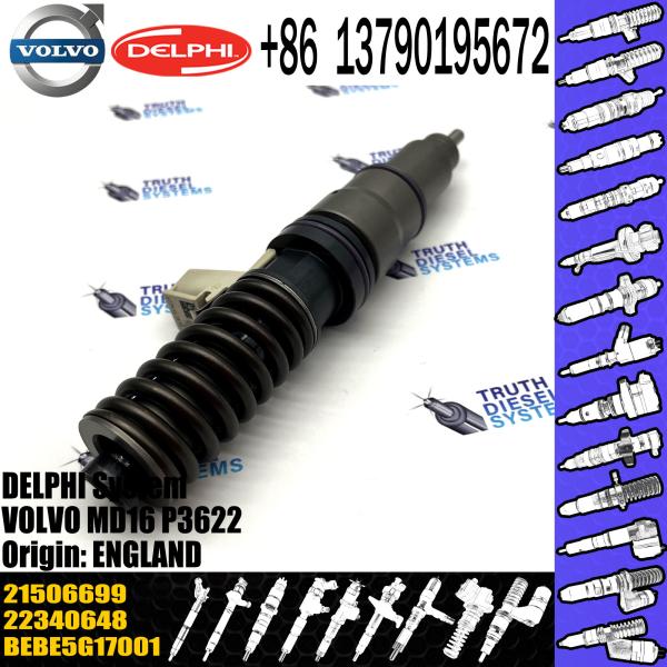 New Diesel Fuel Injector 21569191 for VOL Del-phi 20972225 BEBE4D16001 BEBE4N01001 for D11C 21506699 21569191 2150669
