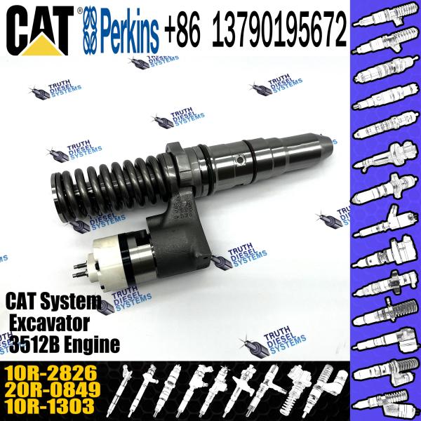 249-0746 3512B Engine cat system injector Common Rail Fuel Injector 10R-2826 10R-2827 For Caterpillar