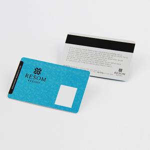 Plastic Blank Hico Magnetic Cards , PVC Loco Mag Stripe Printing