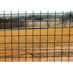 12 Gauge Black PVC Coated Welded Wire Fencing 8 inch Height 2x2 Galvanized Wire