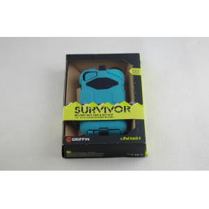 Waterproof Cell Phone Survivor Cases Black / Blue For Ipod Touch 4