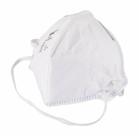 Quality High Filtration Foldable FFP2 Mask Vertical Fold Flat With Elastic Earloop for sale