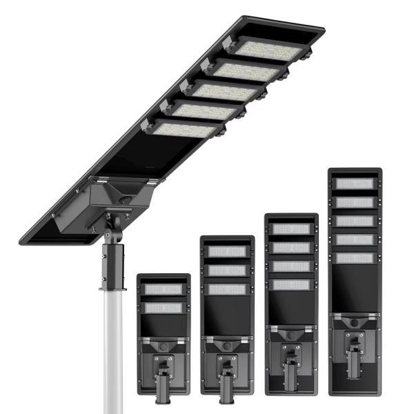 Lens Adjustable Solar Powered Street Lights 180lm/w - 200lm/w Aluminium Solar Street Light
