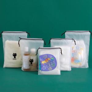 15cm*20cm Drawstring Plastic Bag Waterproof 50-200microns Thickness