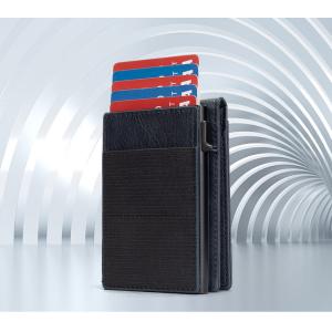 Aluminum Custom Logo Credit Card Holder for Men's Minimalist Business Style and