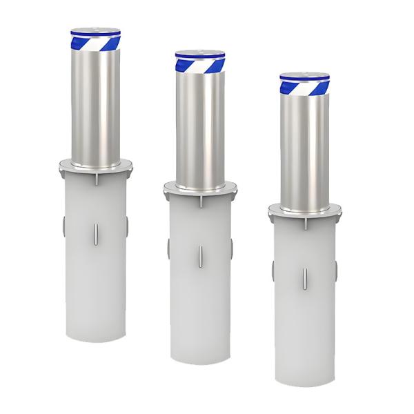 Stainless Steel LED Strip Bollard Automatic Solution for Hostile Vehicle