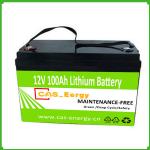 Factory Price Deep Cycle Lifepo4 Lithium Battery 12v 100ah For solar energy