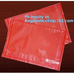 Clear Adhesive Back, Packing List / Shipping Label Envelope Pouches, seal